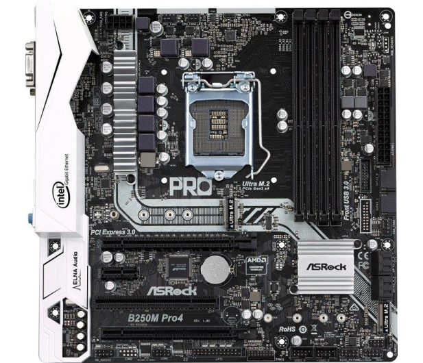 ASRock B250M PRO4 (2xPCI-E DDR4 USB3/M.2) - 342781 - zdjęcie 3